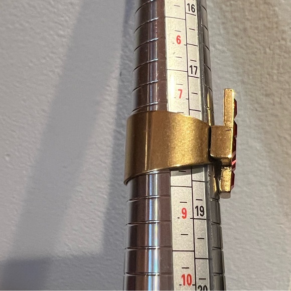 ALEX and ANI Crystal Cross Cocktail Ring - Picture 9 of 12